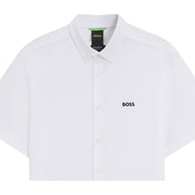 BOSS Regular Fit B Motion Short Sleeve White Shirt