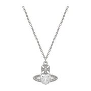 Vivienne Westwood Platinum White Ariella Pendant