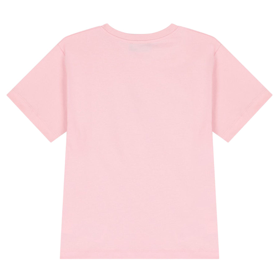 Moschino Baby Teddy Bear Cotton Jersey Pink T-Shirt