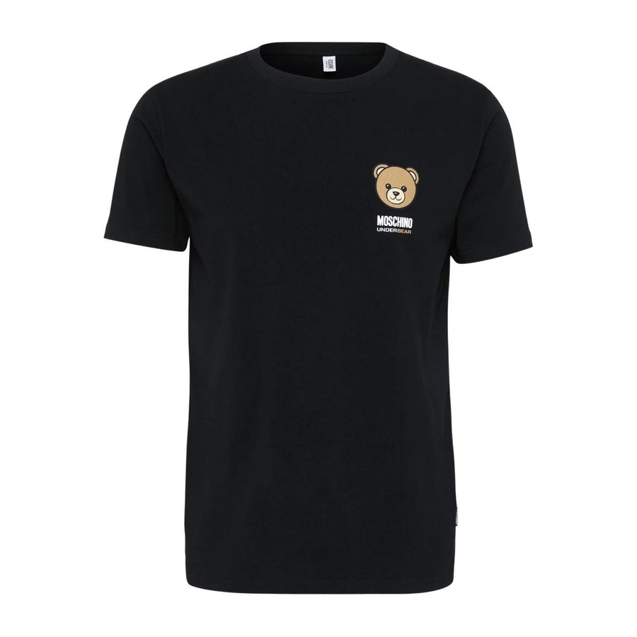 Moschino Underwear Print Bear Logo Black T-Shirt