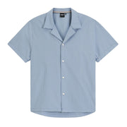 BOSS Regular Fit Light Blue Velvetfish Shirt