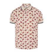 Vivienne Westwood Two Button Floral Rose Polo Shirt