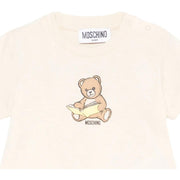 Moschino Baby Teddy Bear Print Beige T-Shirt