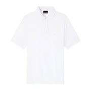 Emporio Armani Micro Eagle White Polo Shirt