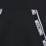 Moschino Underwear Logo Tape Black Hoodie