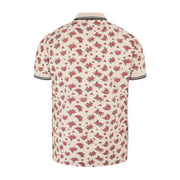 Vivienne Westwood Two Button Floral Rose Polo Shirt