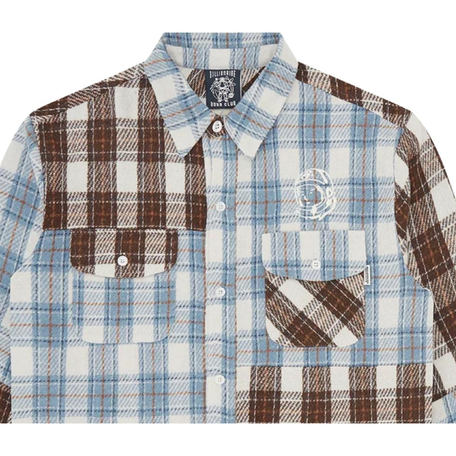 Billionaire Boys Club Arch Logo Patchwork Check Shirt