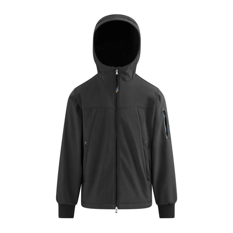 Sandbanks Softshell Hooded Charcoal Grey Jacket