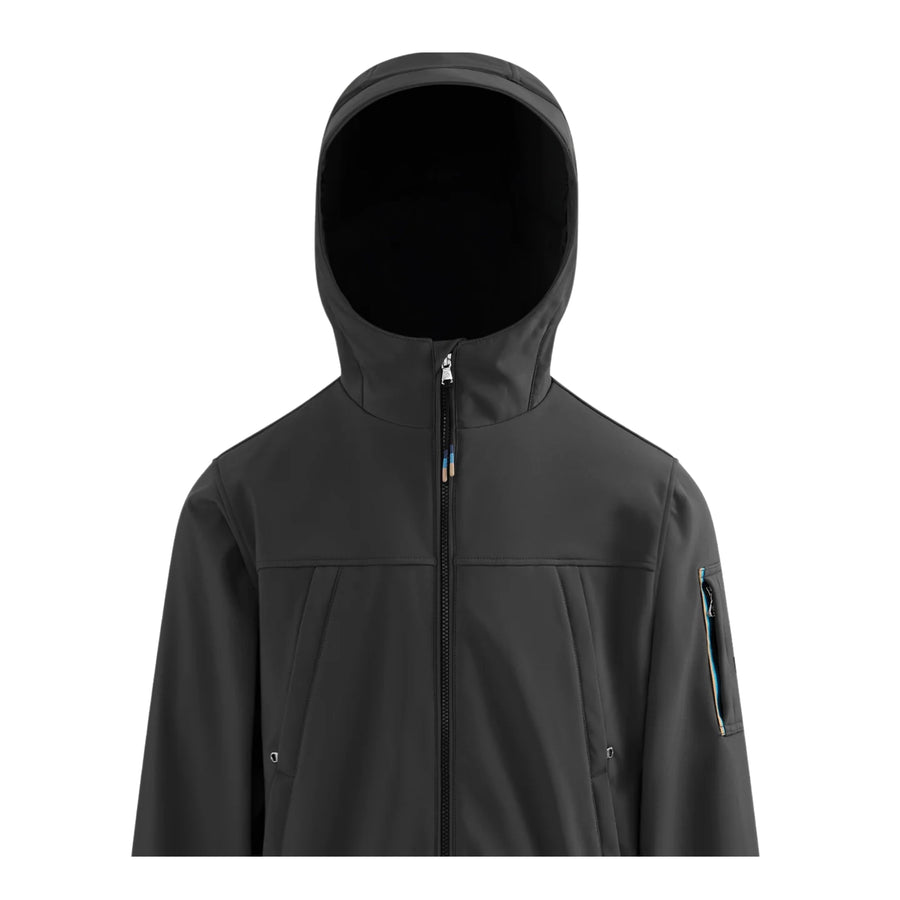 Sandbanks Softshell Hooded Charcoal Grey Jacket