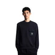 Emporio Armani Logo Patch Dark Navy Sweatshirt