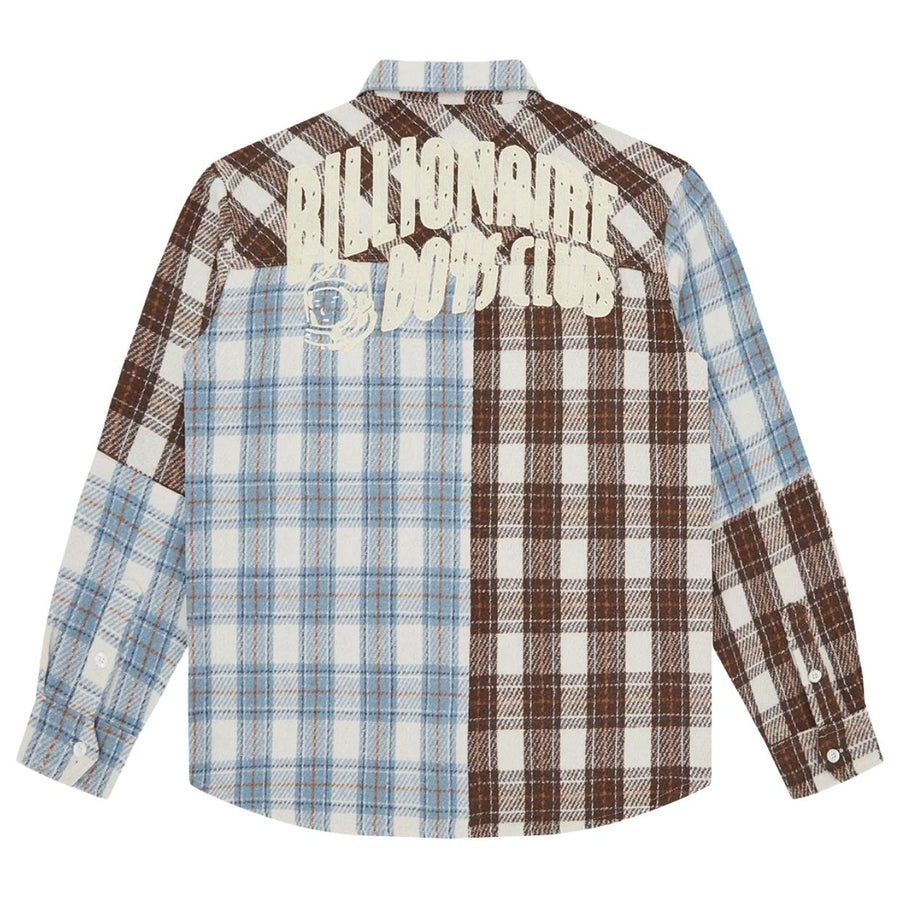 Billionaire Boys Club Arch Logo Patchwork Check Shirt
