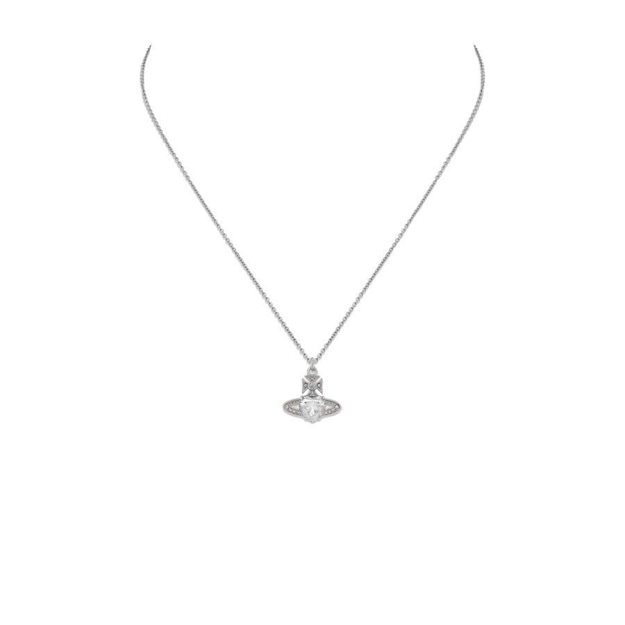 Vivienne Westwood Platinum White Ariella Pendant