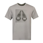 Moose Knuckles Print Logo Raydaze Grey T-Shirt