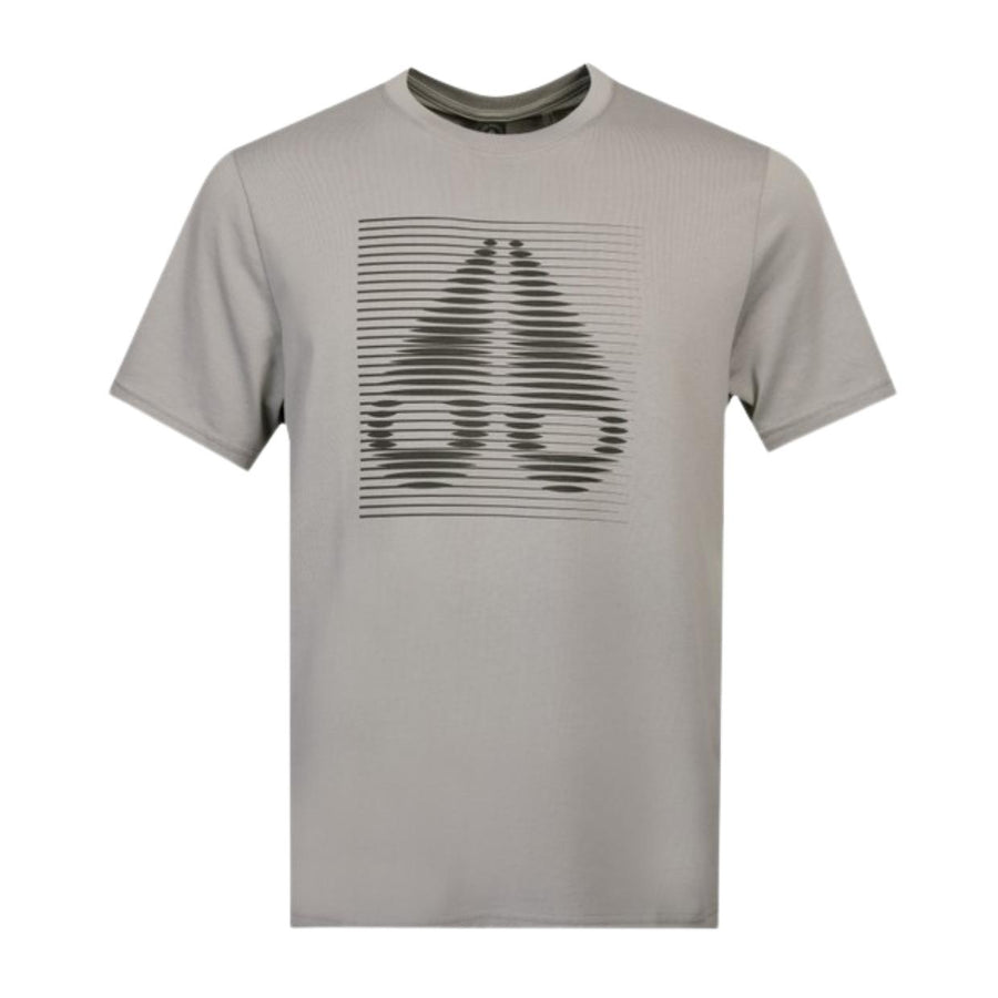 Moose Knuckles Print Logo Raydaze Grey T-Shirt