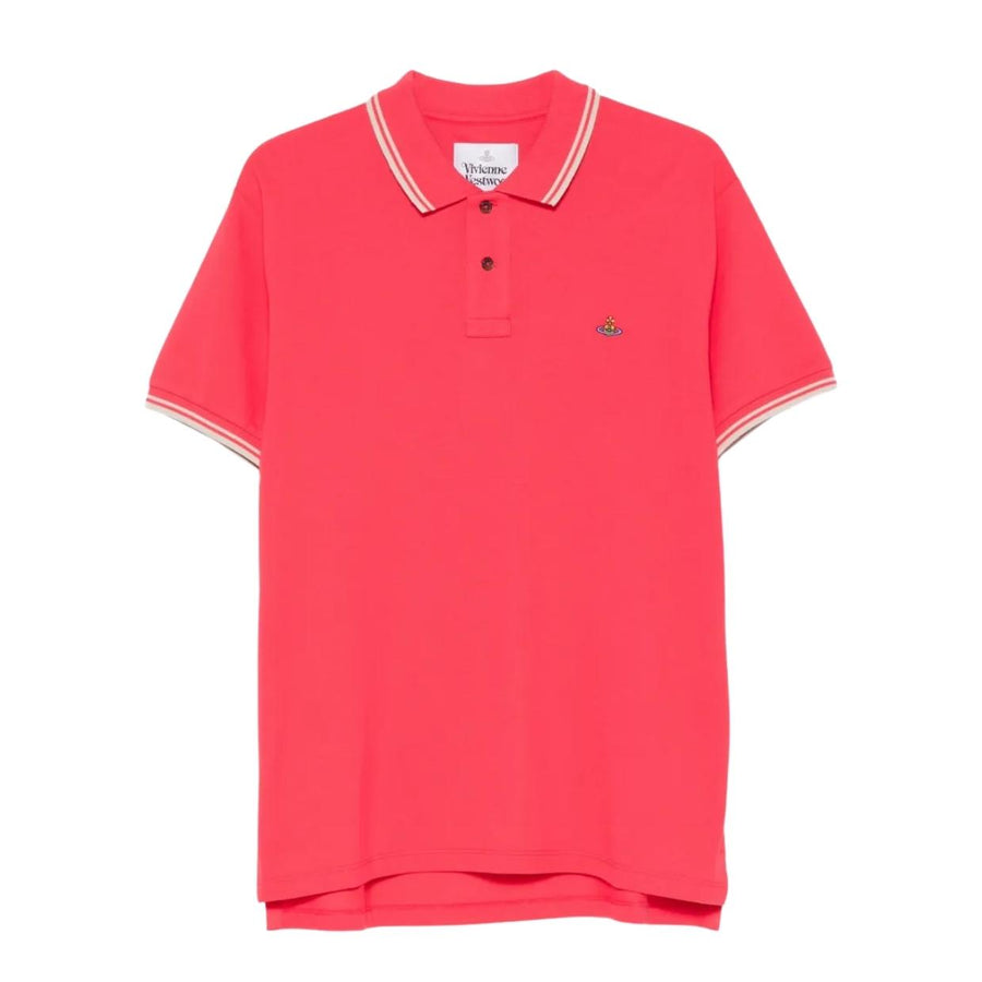 Vivienne Westwood Stripe Classic Grapefruit Polo Shirt
