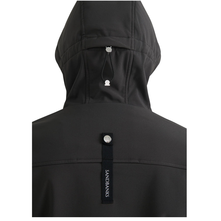 Sandbanks Softshell Hooded Charcoal Grey Jacket