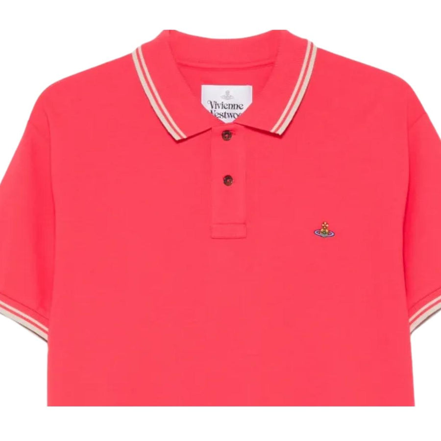 Vivienne Westwood Stripe Classic Grapefruit Polo Shirt
