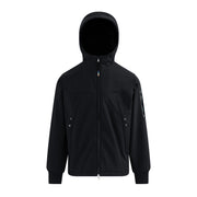 Sandbanks Softshell Hooded Black Jacket