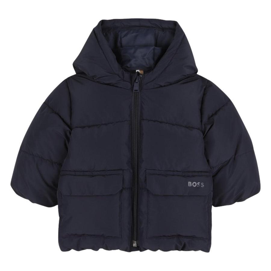 BOSS Baby Navy Hooded Down Jacket