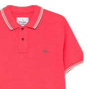 Vivienne Westwood Stripe Classic Grapefruit Polo Shirt