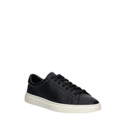 BOSS Kieran Grained-Leather Black Trainers