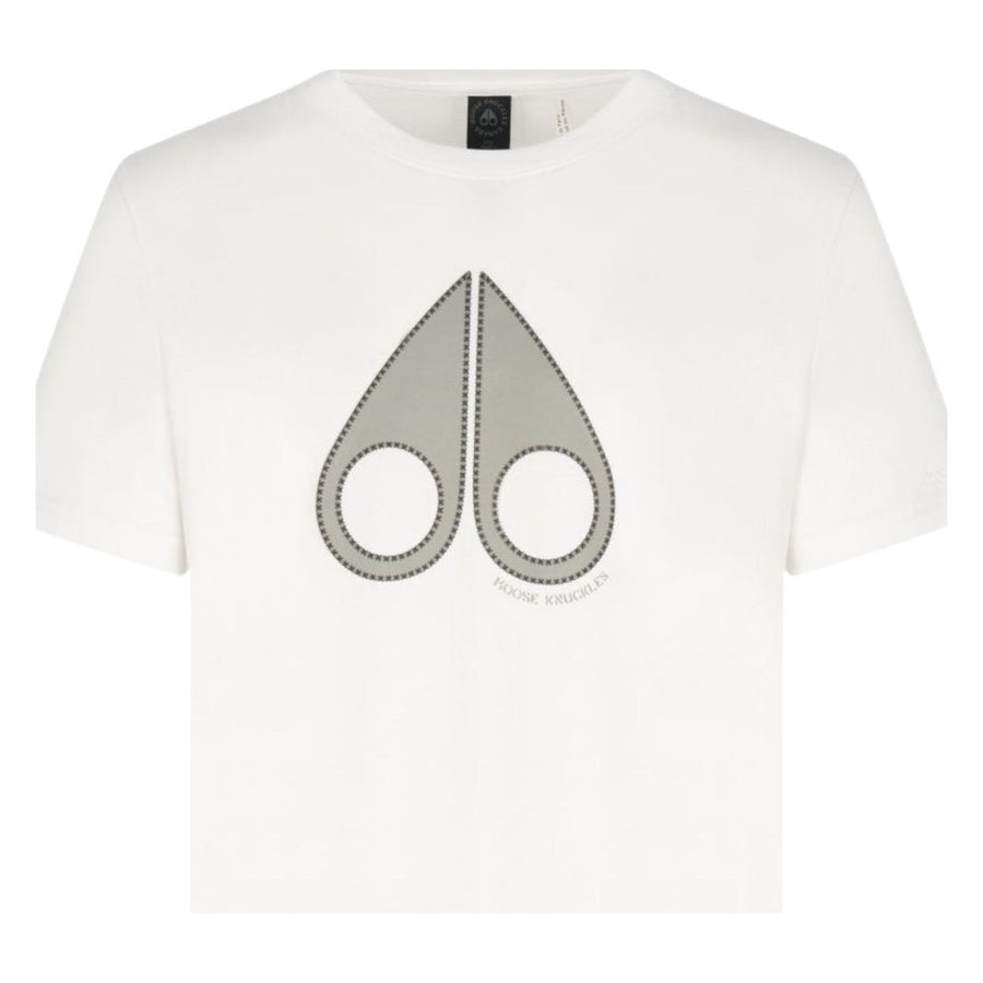 Moose Knuckles Logo Tandem White T-Shirt