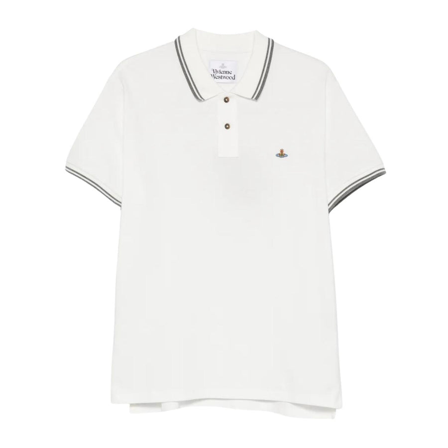 Vivienne Westwood Stripe Classic White Polo Shirt