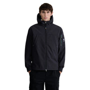Sandbanks Softshell Hooded Black Jacket