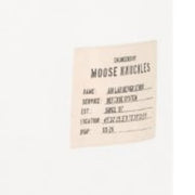 Moose Knuckles Logo Tandem White T-Shirt