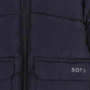 BOSS Baby Navy Hooded Down Jacket
