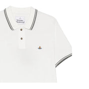 Vivienne Westwood Stripe Classic White Polo Shirt