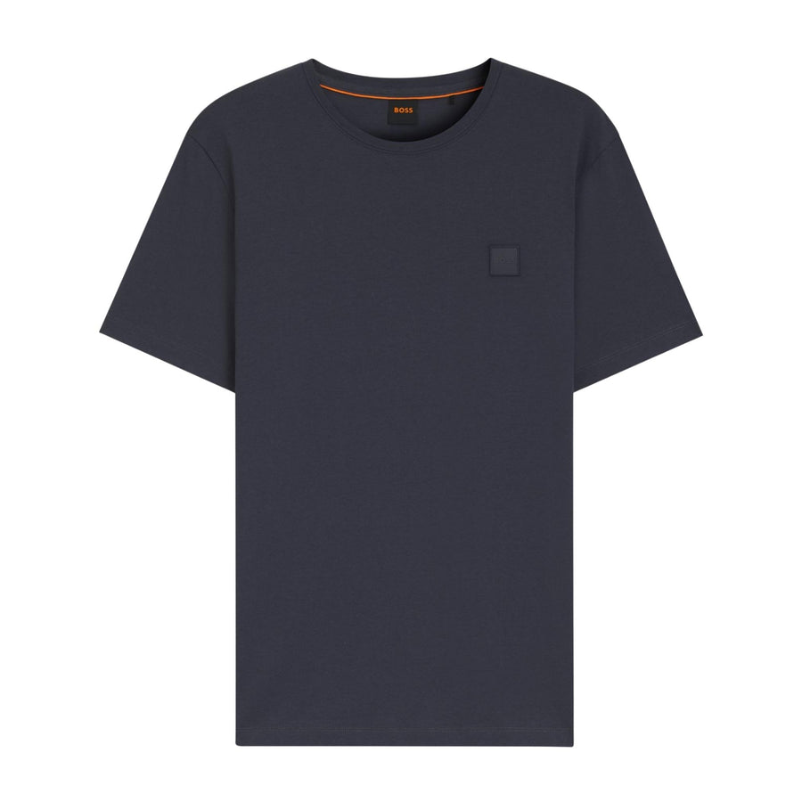 BOSS Logo Patch Tales Dark Navy T-Shirt