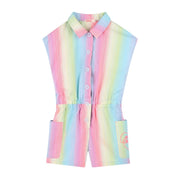 Billieblush Kids Multicoloured Stripe Playsuit