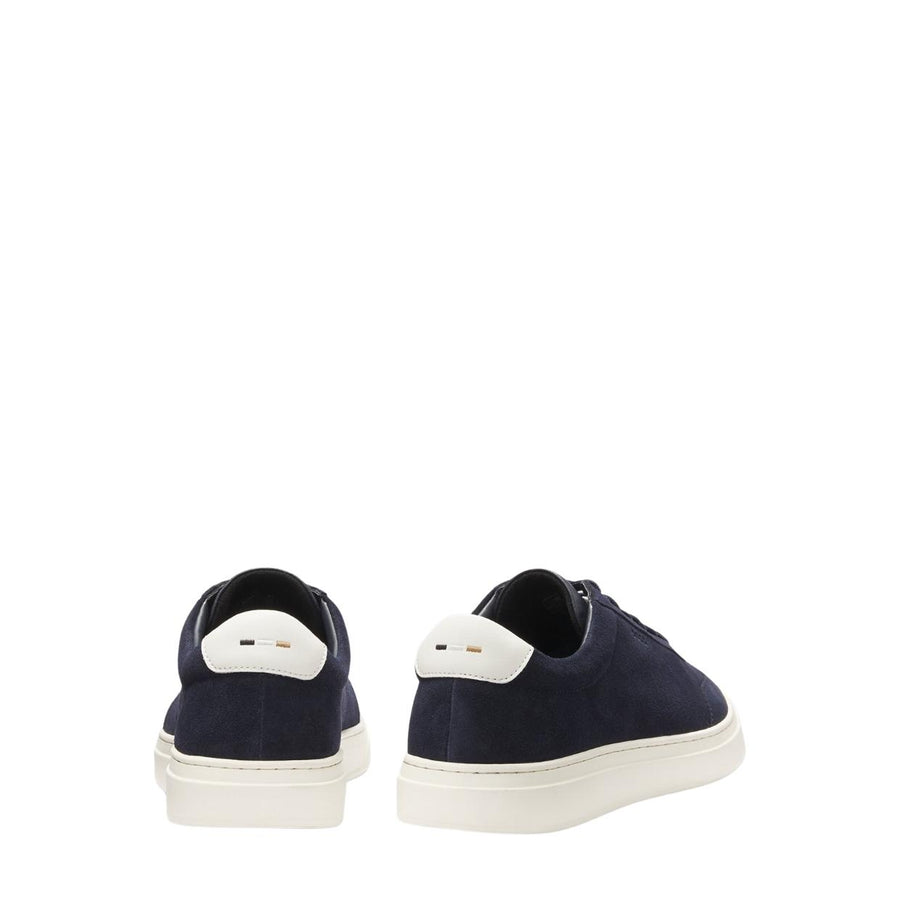 BOSS Kieran Dark Blue Suede Trainers