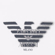 Emporio Armani Graffiti Eagle Logo White T-Shirt
