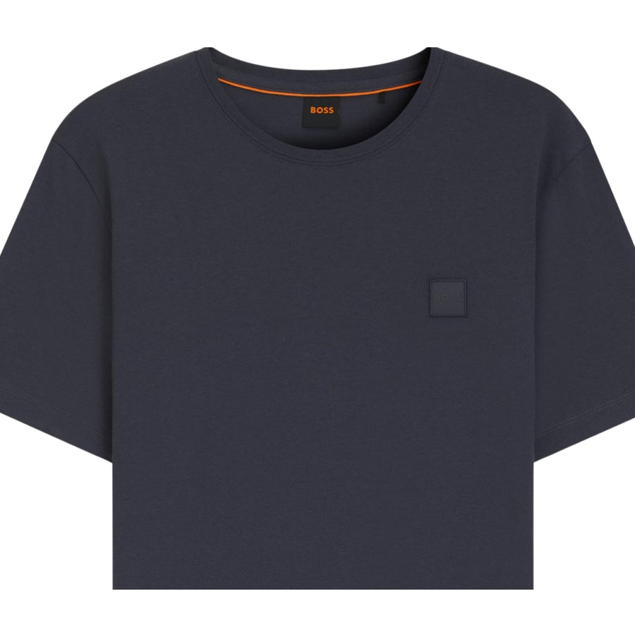 BOSS Logo Patch Tales Dark Navy T-Shirt