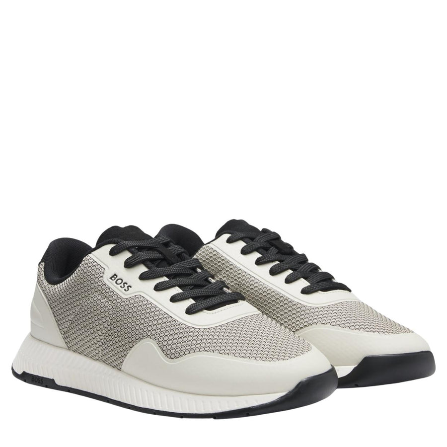 BOSS Titanium EVO Mesh Medium Beige Trainer