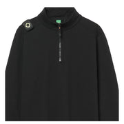 MA.STRUM Jet Black Training Half Zip Sweatshirt