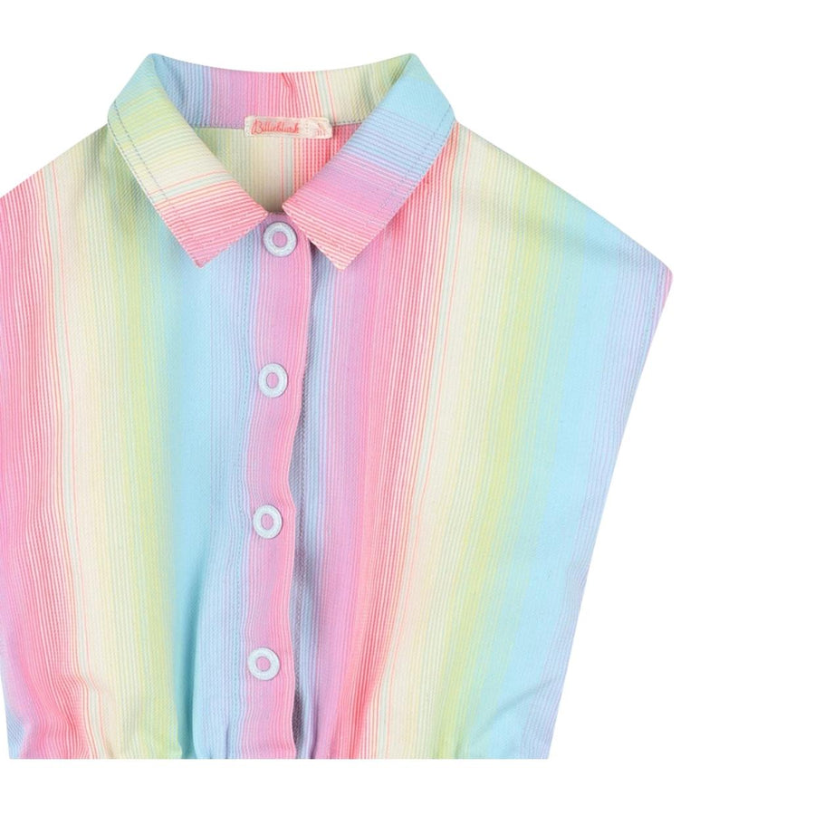 Billieblush Kids Multicoloured Stripe Playsuit