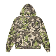 Billionaire Boys Club Overlay Brown Camo Oversized Zip Hoodie