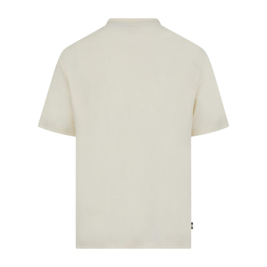 Aquascutum Active Club Check Panel White T-Shirt