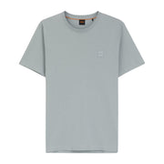 BOSS Logo Patch Tales Light Grey T-Shirt