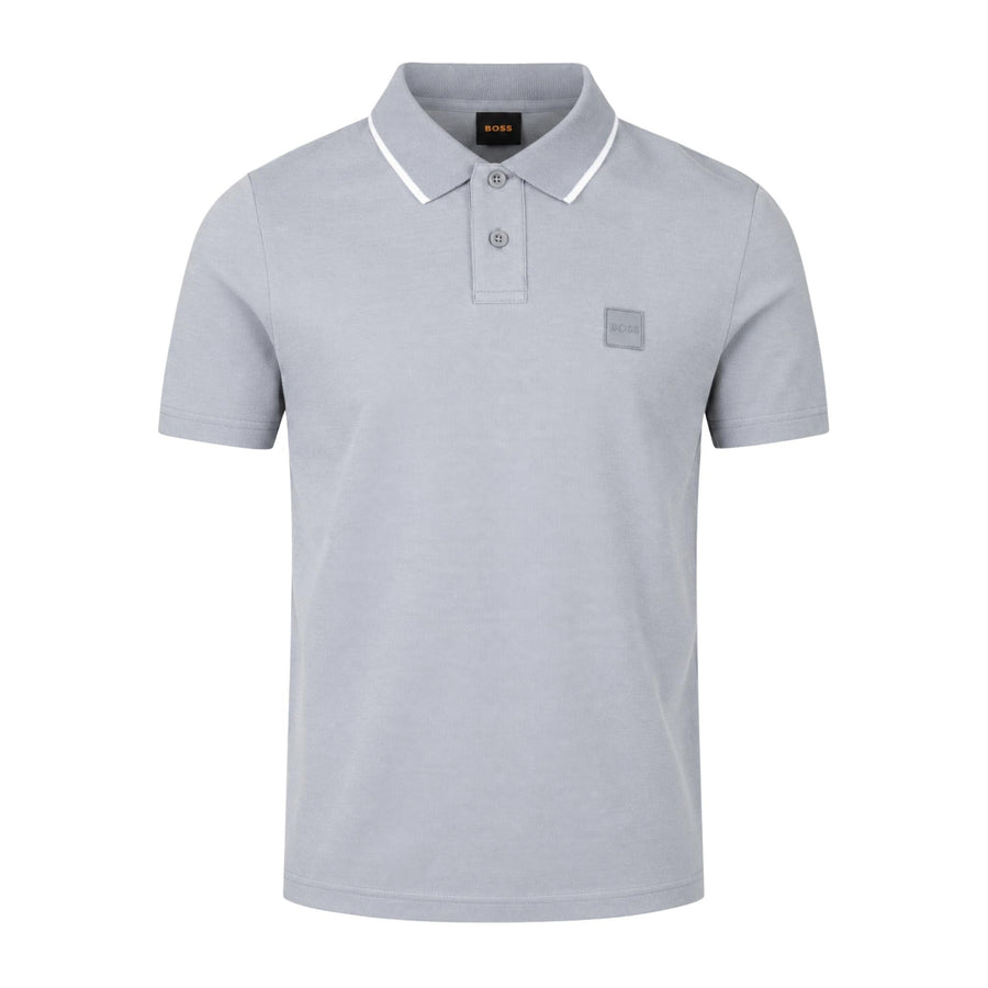 BOSS Passerford Light Grey Polo Shirt