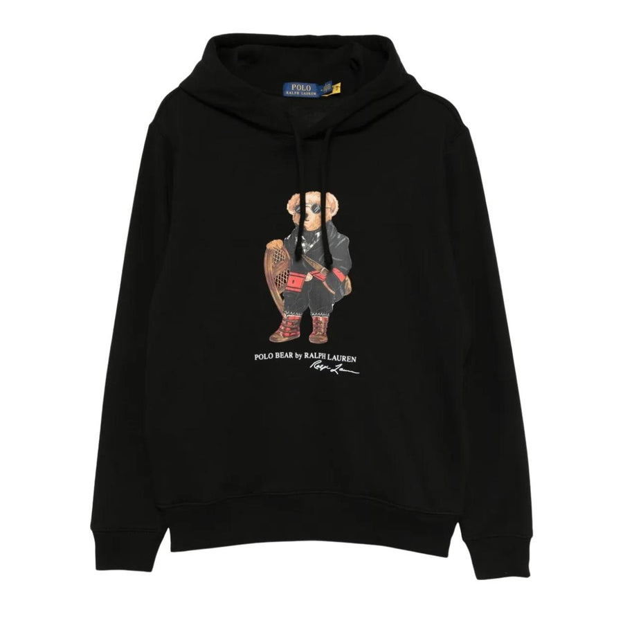 Polo Ralph Lauren Print Polo Bear Black Hoodie