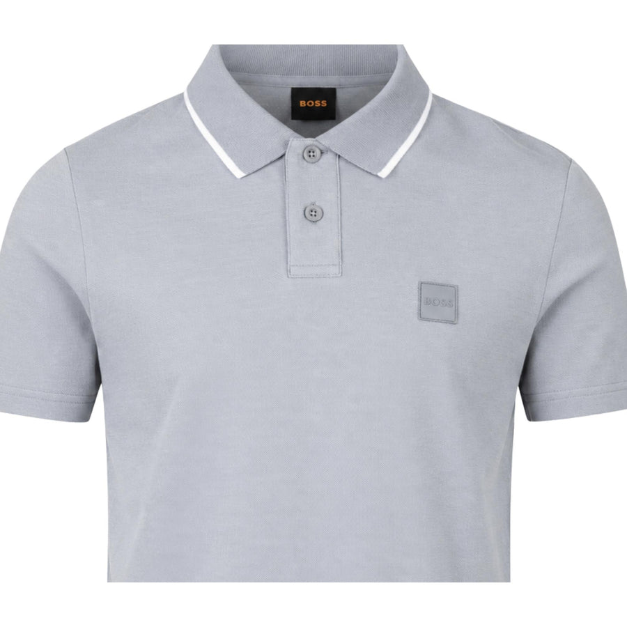 BOSS Passerford Light Grey Polo Shirt