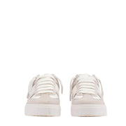 Mallet London Kingsbury Light Grey Leather Trainers