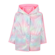 Billieblush Kids Glittery Hooded Raincoat