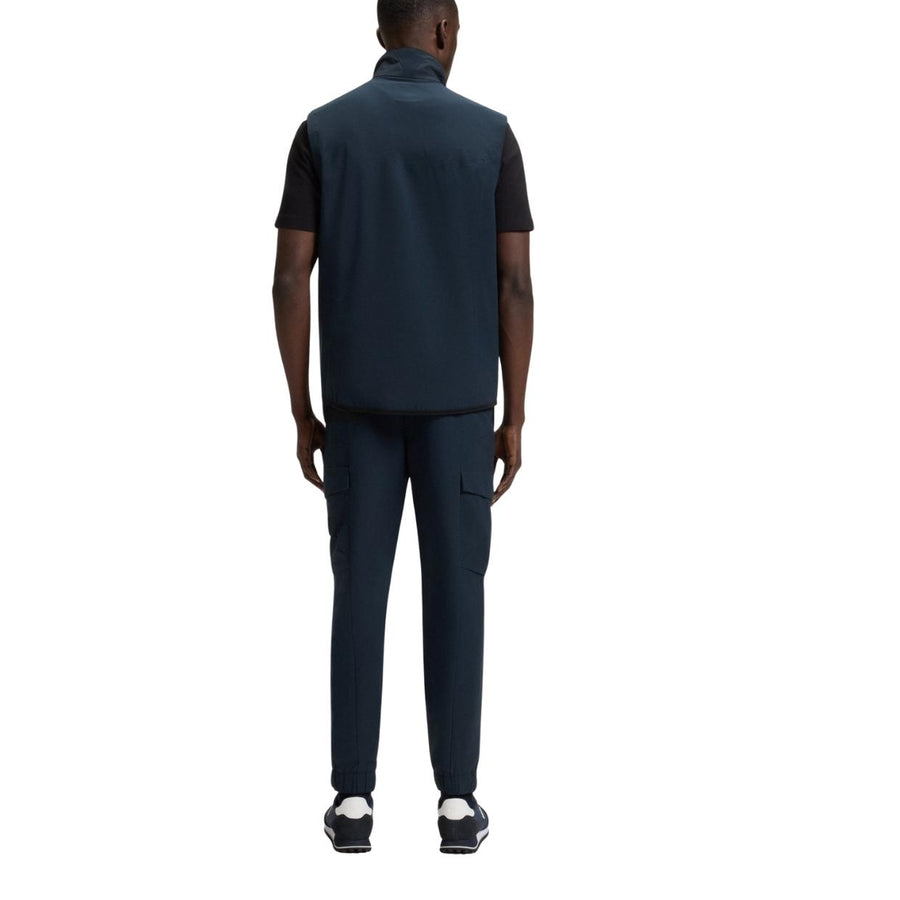 BOSS Urbanex Tapered Fit Navy Cargo Trousers