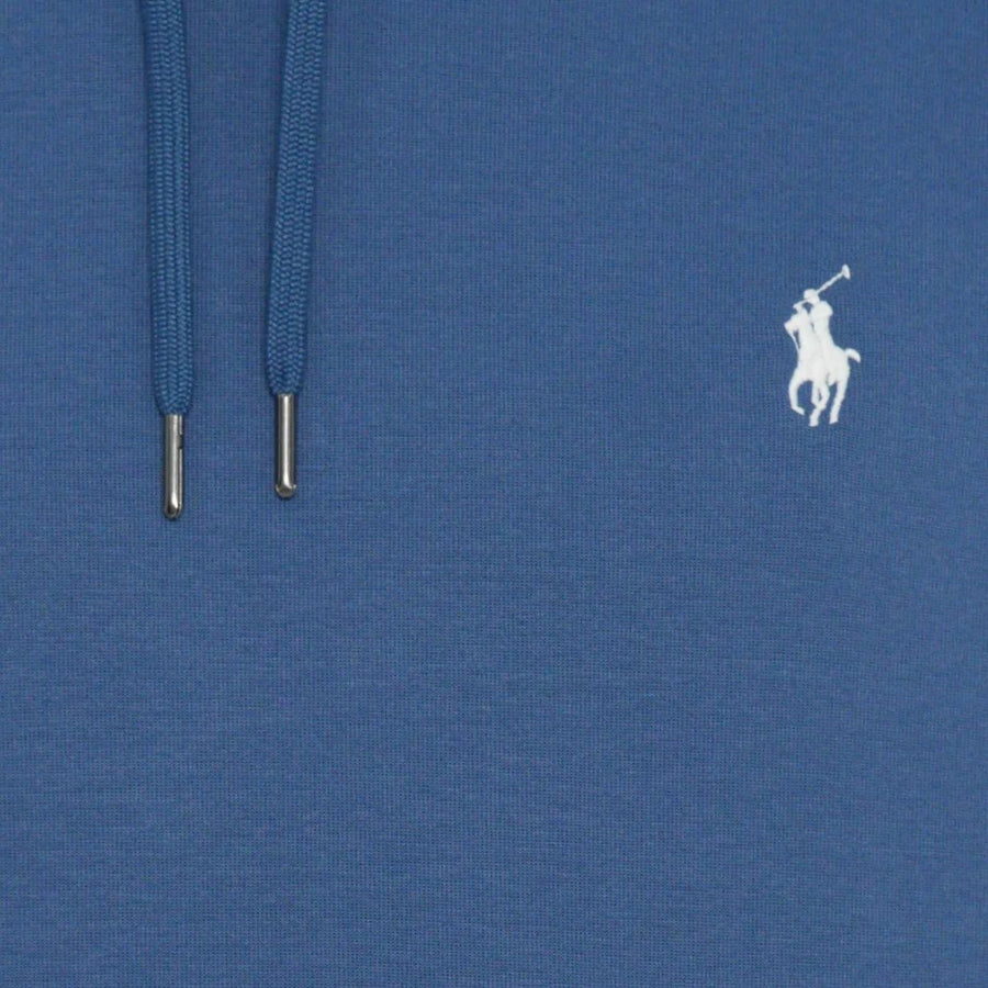 Polo Ralph Lauren Embroidered Logo Blue Hoodie