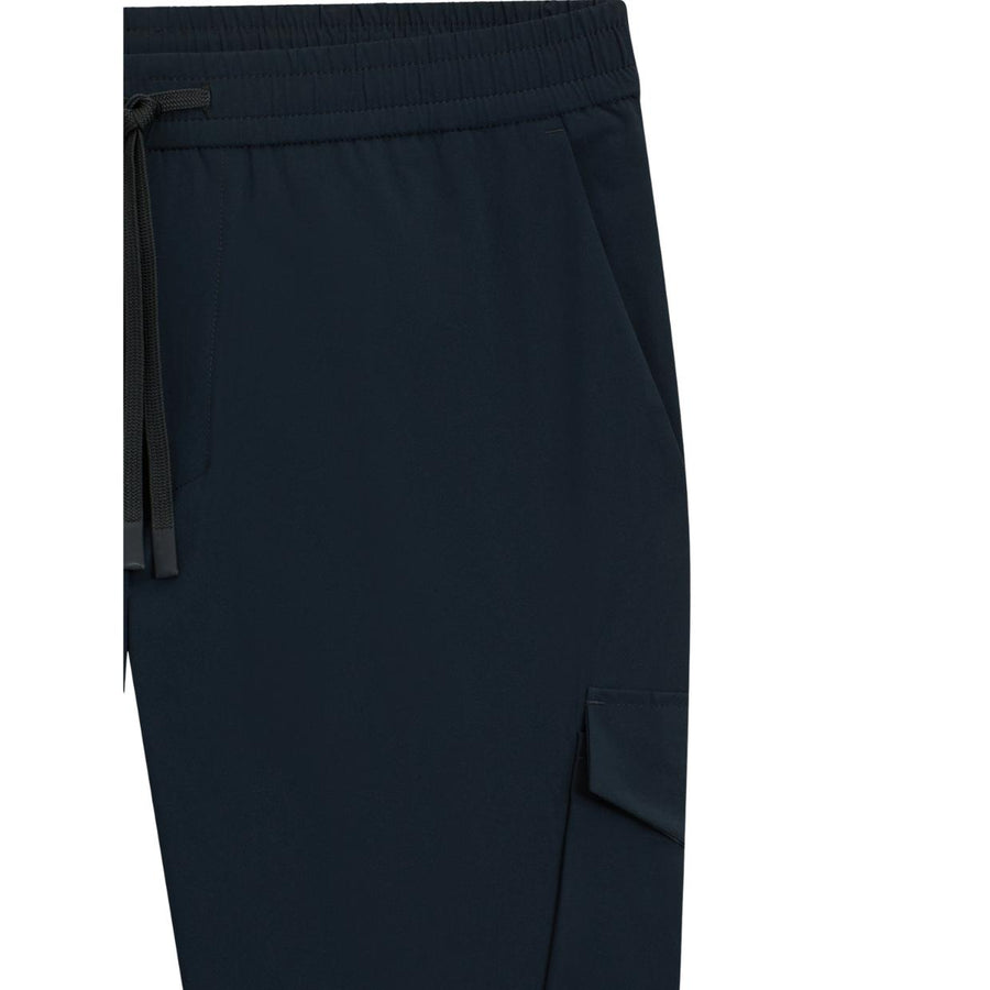 BOSS Urbanex Tapered Fit Navy Cargo Trousers